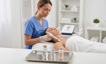 One Non-Invasive Needle free, Meso therapy Treatment with hydrating Ampule for Face only - Gold Skin LLC