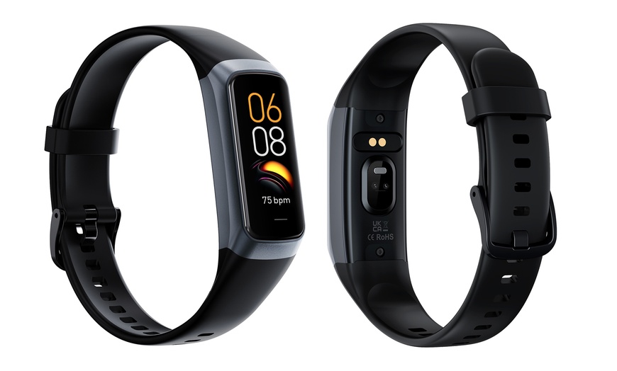 Image 2: Fitness Tracker Smart Watch BT 5.0 Body Thermometer BPM