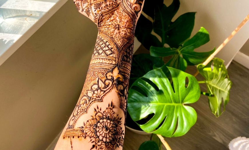 Image 3: Your Henna, Your Style: Low, Medium or High Coverage Henna Tattoo