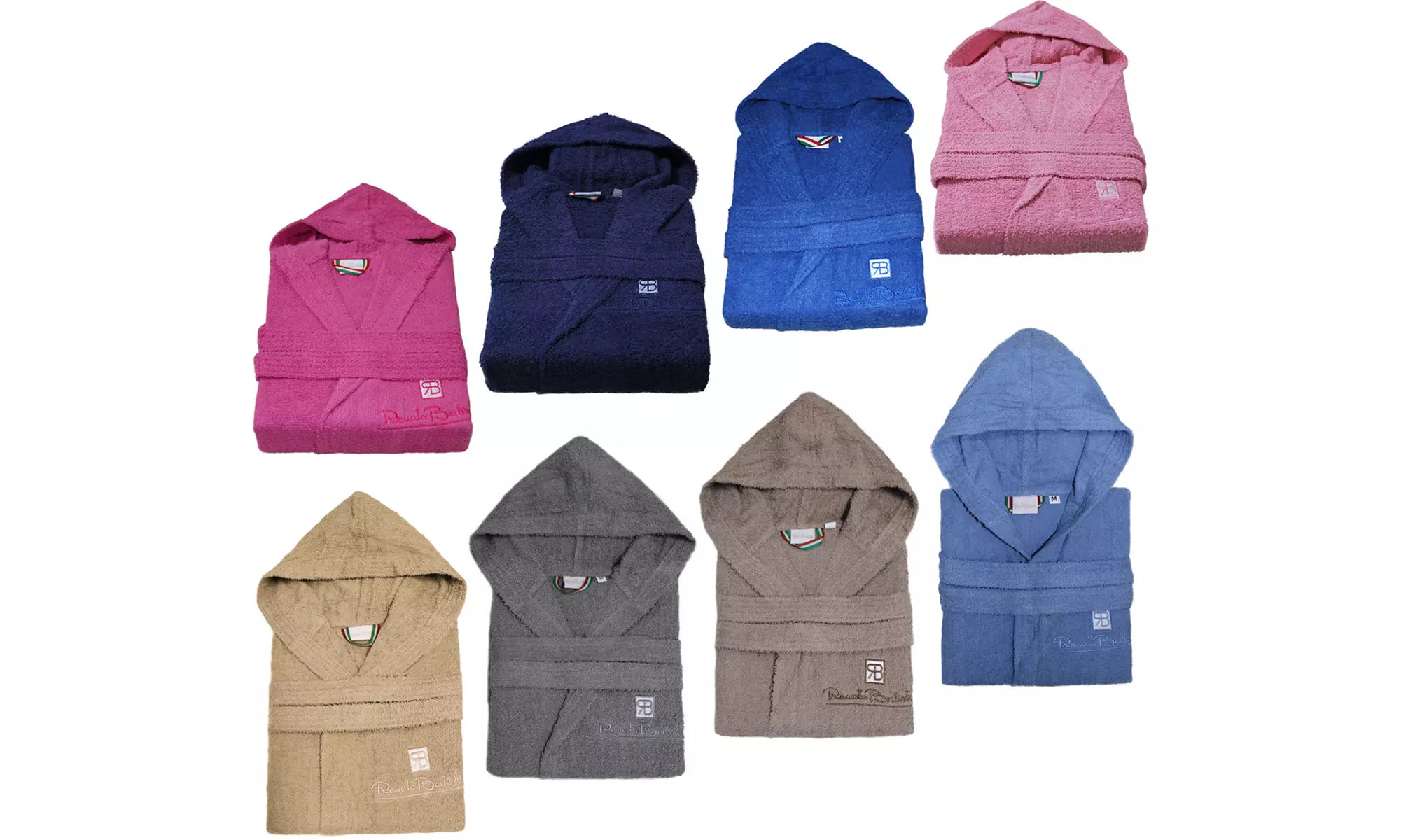 Accappatoio unisex in spugna Renato Balestra