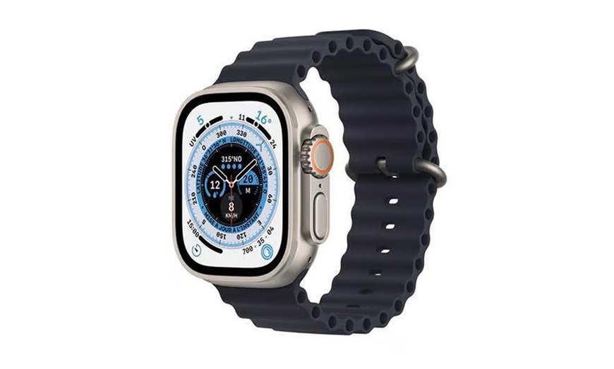 Image 2: Refurb Excellent A++ Grade Apple Watch Ultra GPS + Cellular with Black Ocean Band