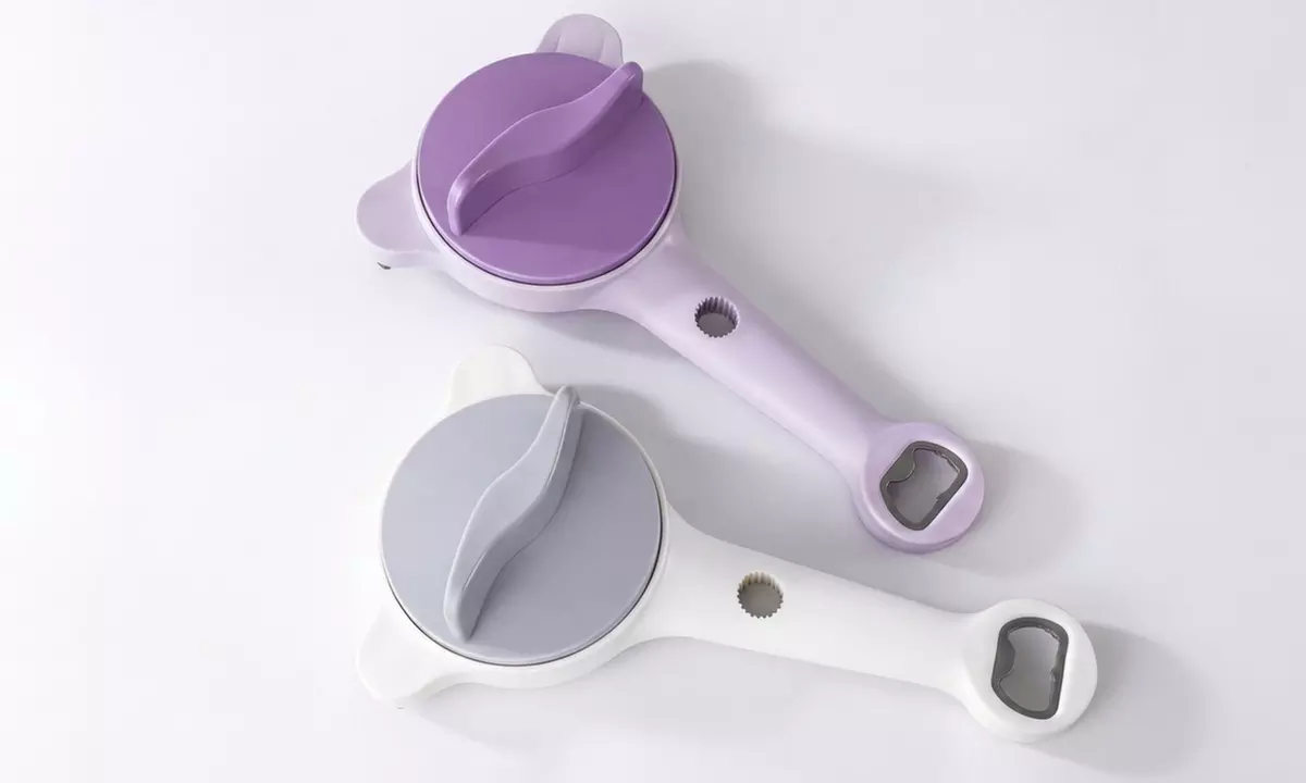 4-in-1 Multi Jar and Bottle Opener with Non-Slip Grip