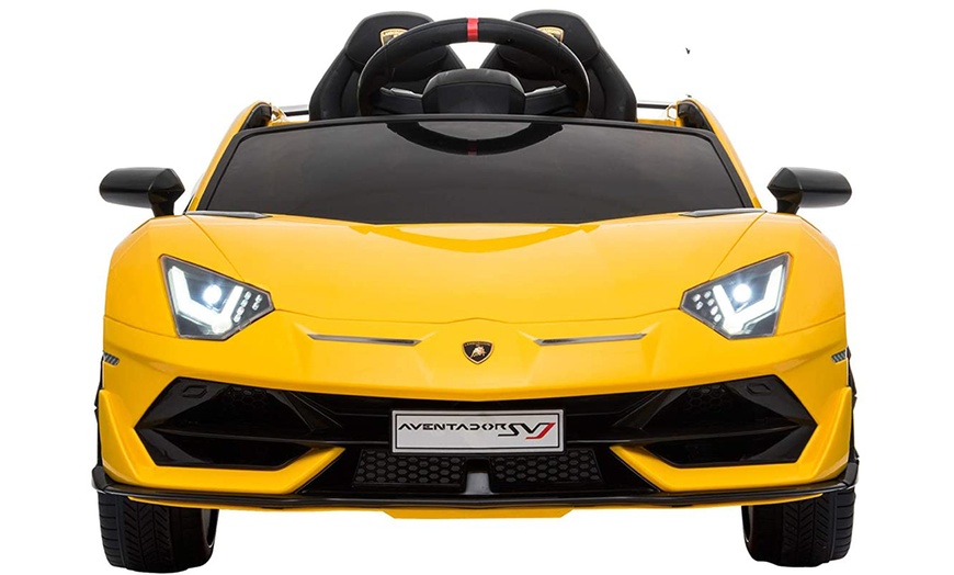 Image 5: HomCom Electric Ride On Car Toy with Remote Control