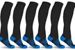 xFit Solid Copper-Infused Knee-High Compression Socks (6 Pairs) - Second Medium