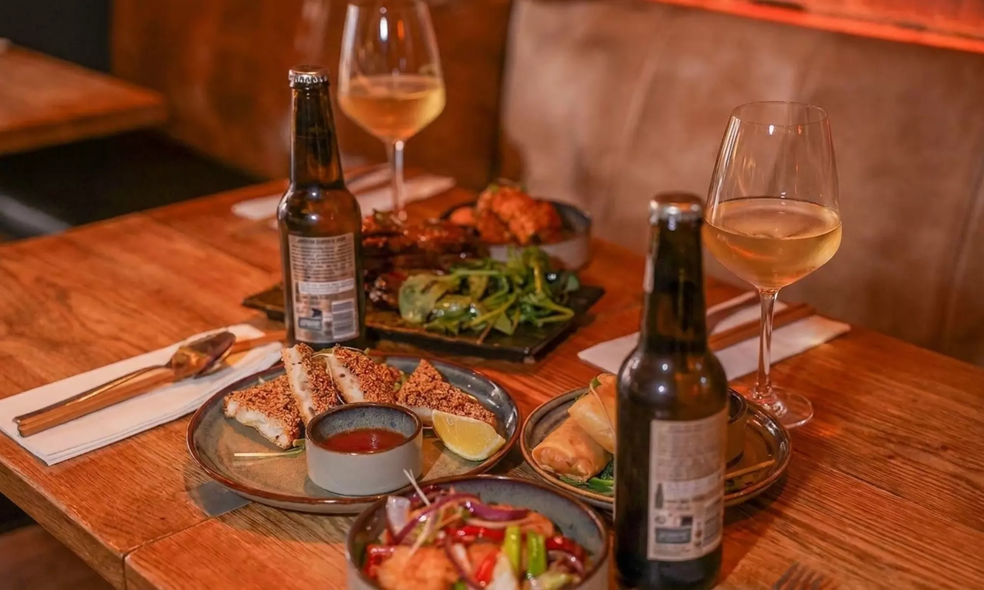 Asian Tapas and Drinks Sharing Experience for Two