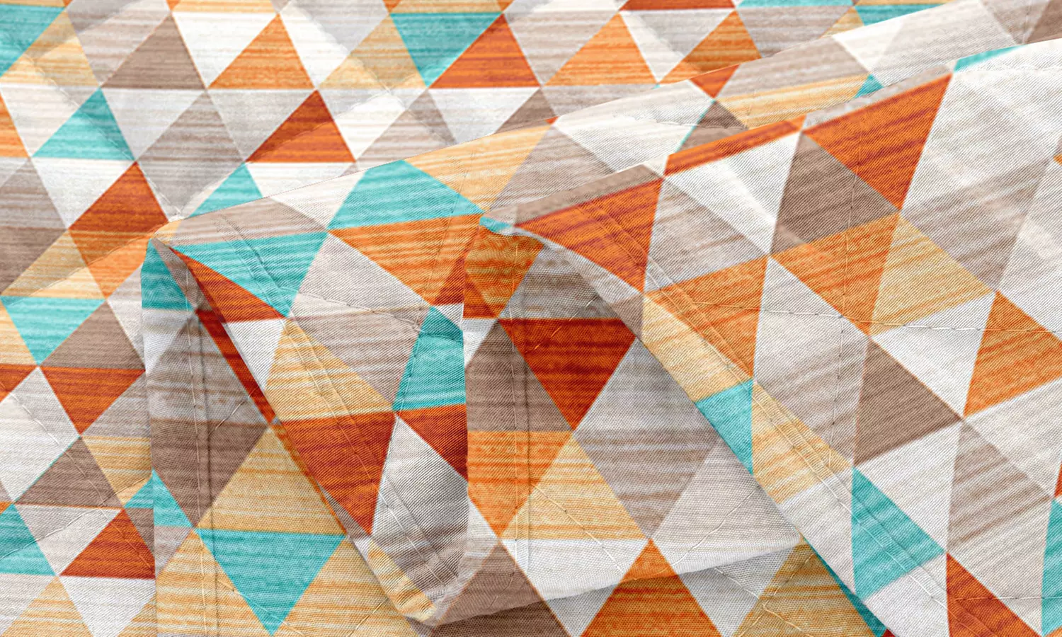 Tweezijdig bedrukte deken