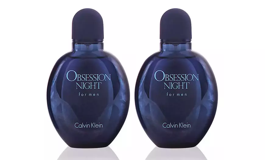 Image 2: One or Two Calvin Klein CK Obsession Night EDT for Men 125ml