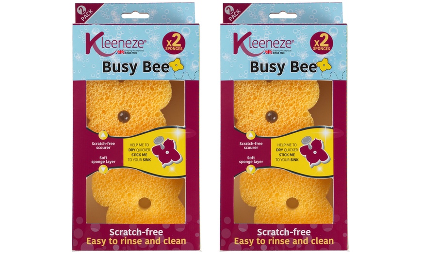 Image 6: Busy Bee Double-Sided Sponges