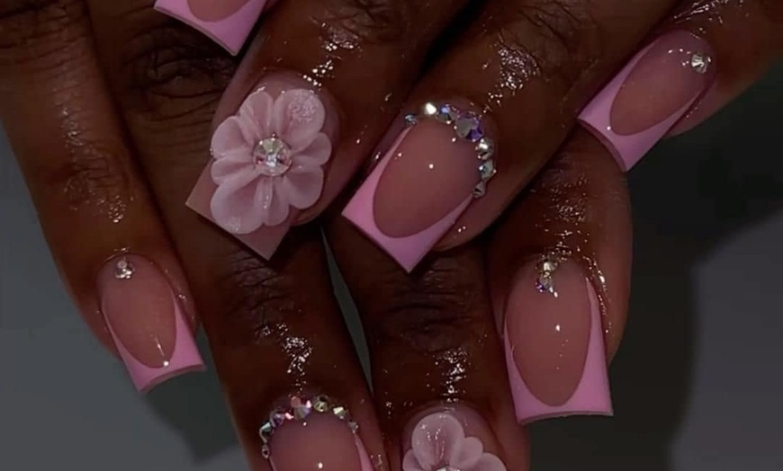 Image 6: Manicures with Color Coat, Gel, French or Acrylic + Gel Polish Options