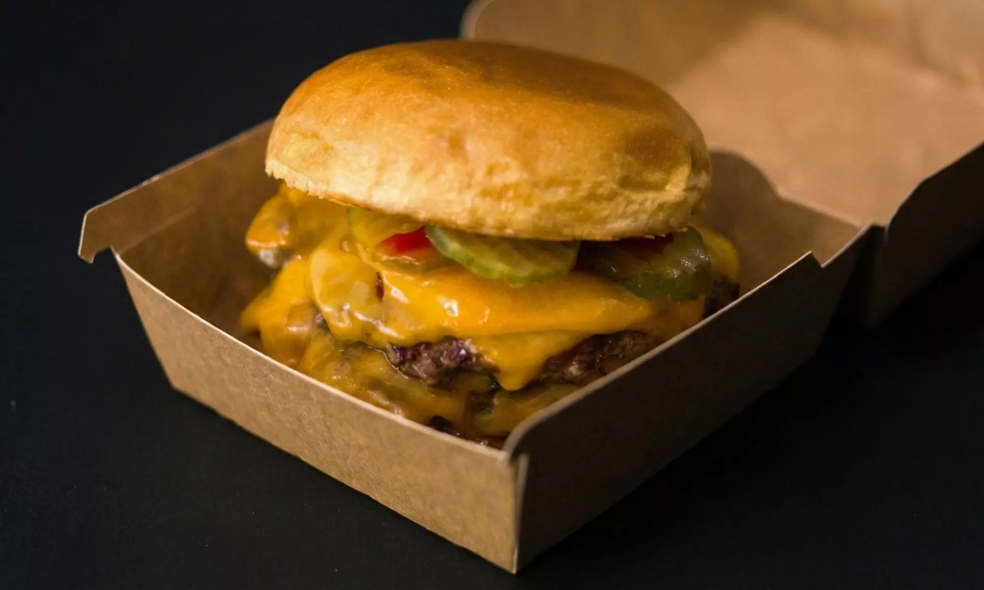 Menu burgers, tenders ou options veggies à Jim's Fast Good, Linkebeek