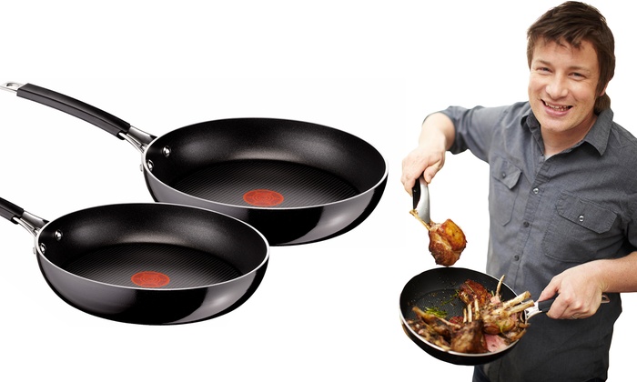 2 Tefal Jamie Oliver Frying Pans Groupon Goods 2333