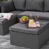 Image 5: Set Salotto da Esterno 5 posti Shally Dogan in Polyrattan disponibile in tre colori