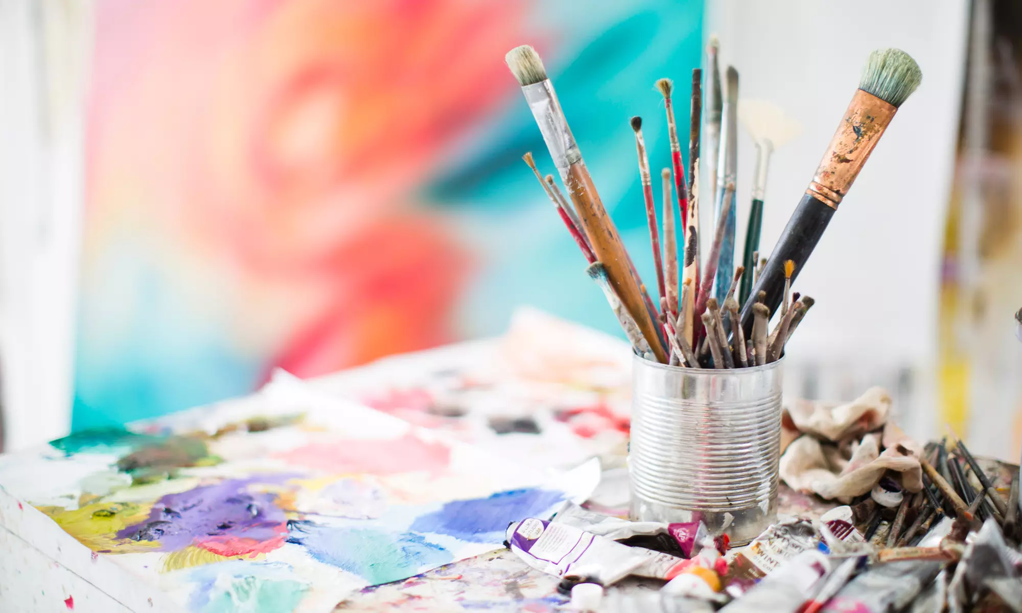 Two or Four Kids' Painting Classes at Aprons And Easels (Up to 43% Off) - Primary Image