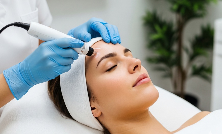 Image 1: Dermapen Micro-Needling for Crow’s Feet, Full Face, or Face and Neck