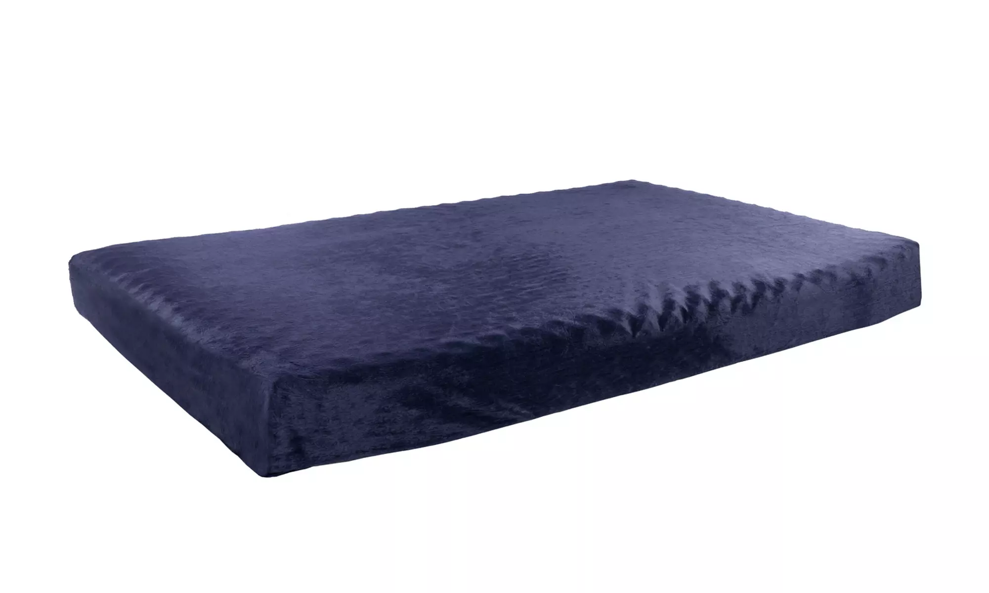 Memory Foam Dog Bed Blue 46 x 27 Orthopedic Dog Bed with Machine Washable Cover