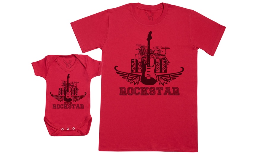 Image 2: Matching Father and Baby Set 