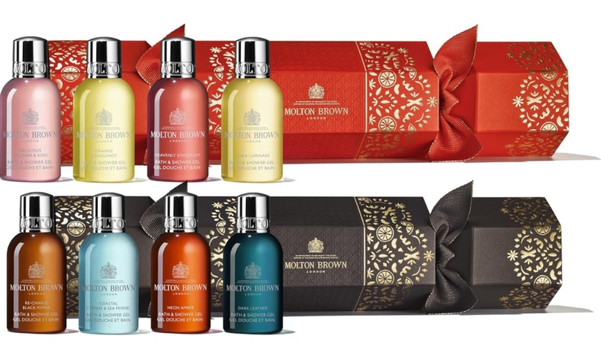 Image 1: Molton Brown Weihnachts-Set aus vier Bade- und Duschgelen