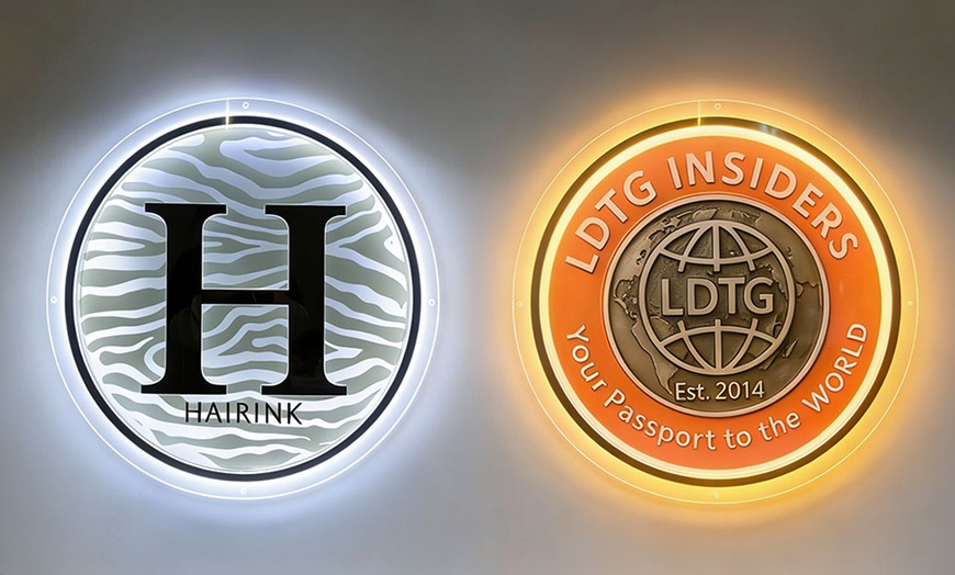 Image 3: Personalized Light-Up Signs for Your Brand (Up to 66% Off)