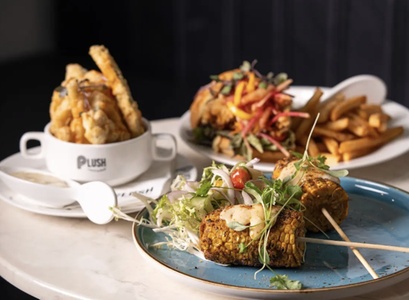 $50 Dining Credit - Plush Cafe and Bar