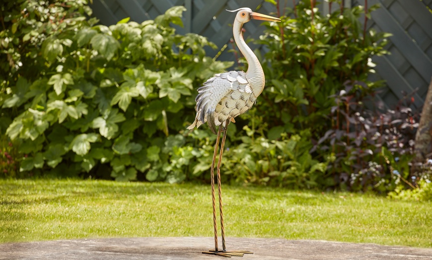 Image 5: Metal Bird-Themed Garden Ornament Collection