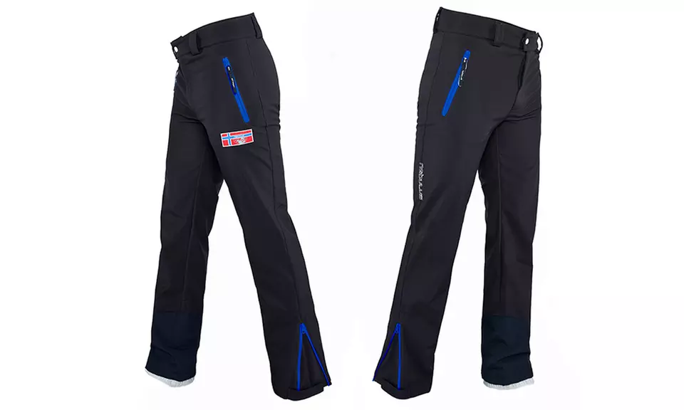 Nebulus Skihose Downforce oder Racepant für Kinder mit einer 5.000 mm Wassersäule in Schwarz - Second Medium