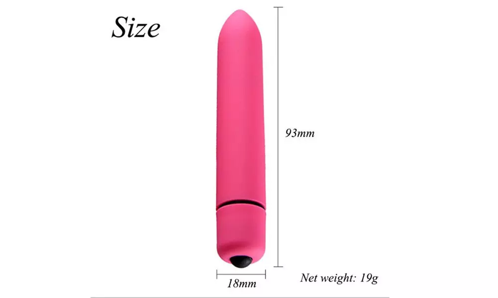 Pocket-Size 10 Speeds Bullet Vibrator Waterproof  Discreet Sex Toy