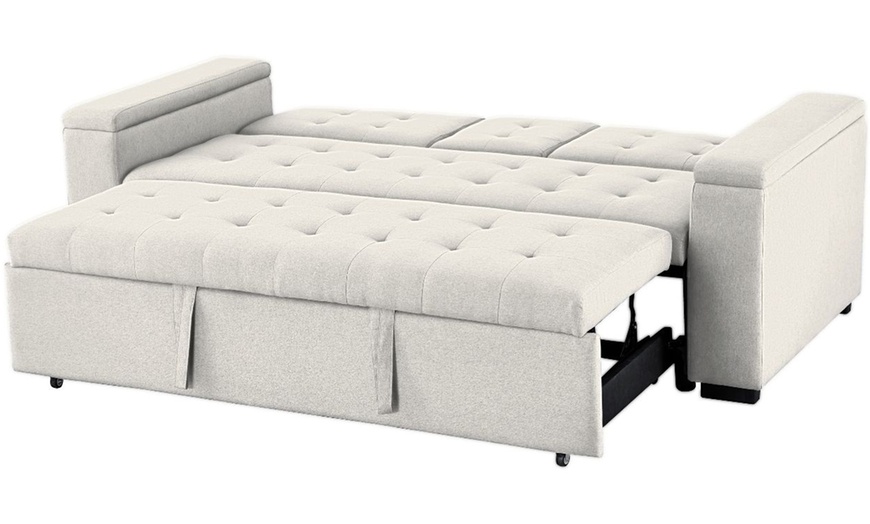 Image 4: Canapé convertible "Tilia" 3 places en tissu Kocoon