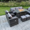 Image 5: Deluxe 10-Seater Rattan Garden Furniture Set