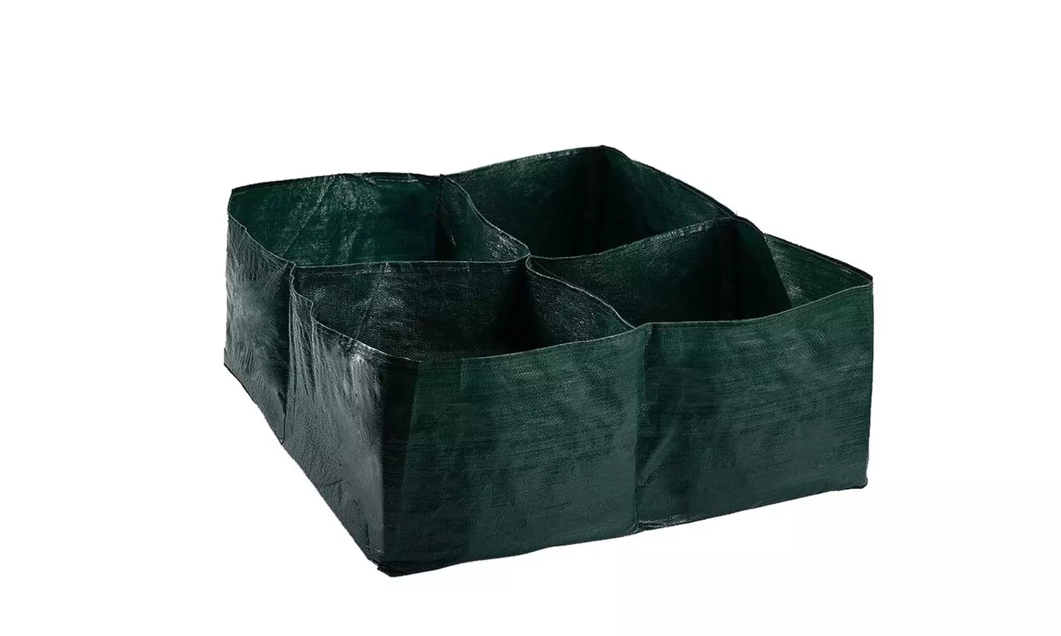 Raised Garden Planters Fabric Beds Grow Bags Planting Pots with 4 Divided Grids