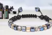 Lava Stone Glass Diffuser Bracelet with Optional Essential Oils - Second Medium