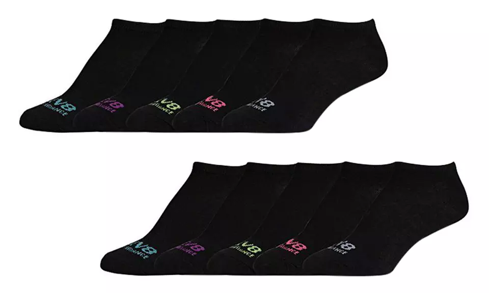 ELEV8 Women's Performance No-Show Sports Socks (10-Pack) - Second Medium