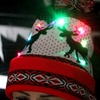 Image 5: EZGO Colorful 10 LED Light Up Beanie Knit Hat Winter Warm