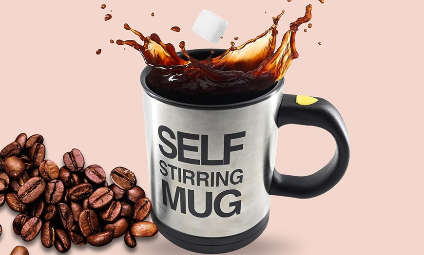 Image 9: Tasse à café auto-mélangeuse intelligente en acier inoxydable