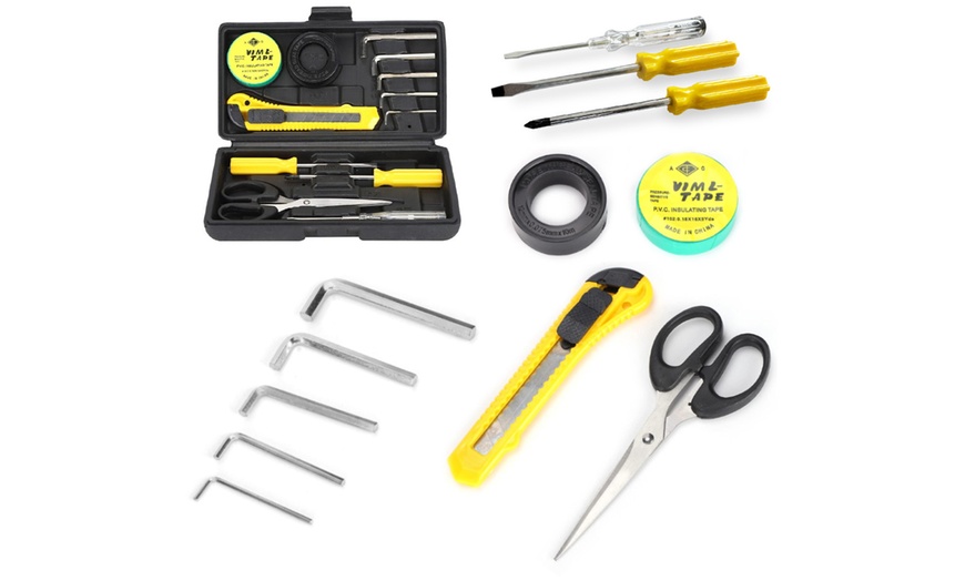Image 3: Boîte à outils compacte comprenant 12 outils