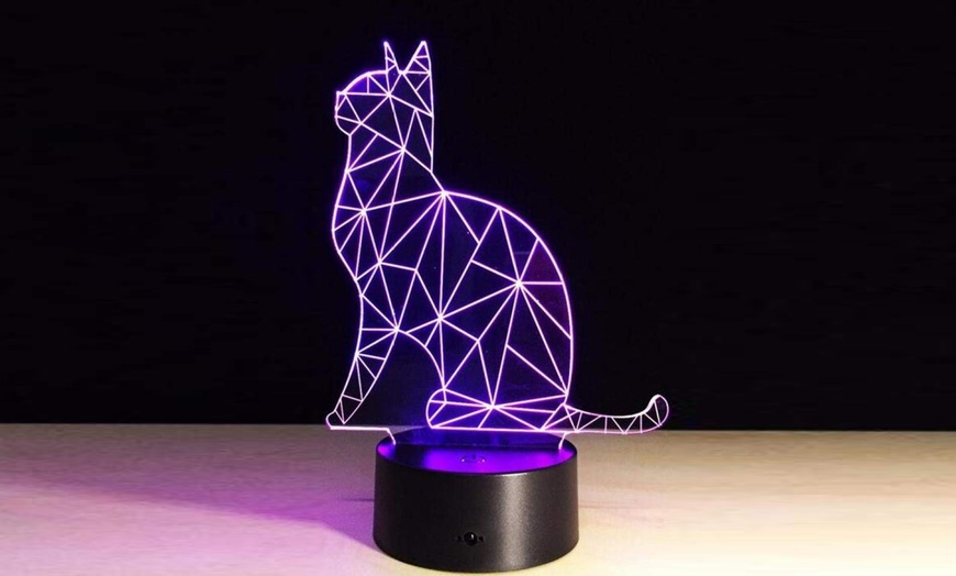 Image 1: 3D LED Night Light