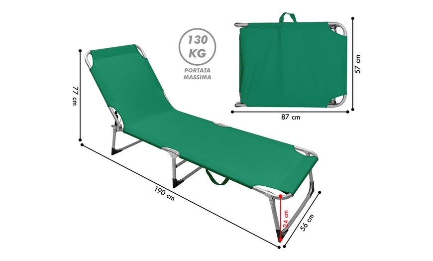 Image 18: 2 Sonnenliegen „Malta“ oder „Gallipoli“