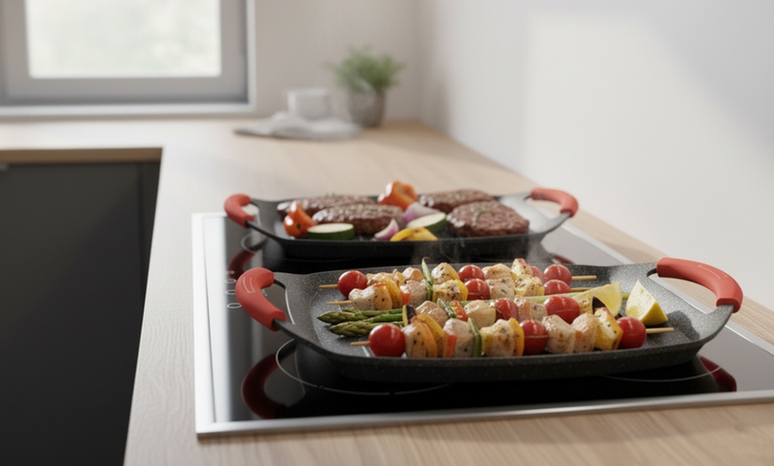 Image 1: Plancha avec 2 poignées Royalty Line