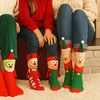 Image 1: Pack of Four Magnetic Hand-Holding 3D Christmas Socks