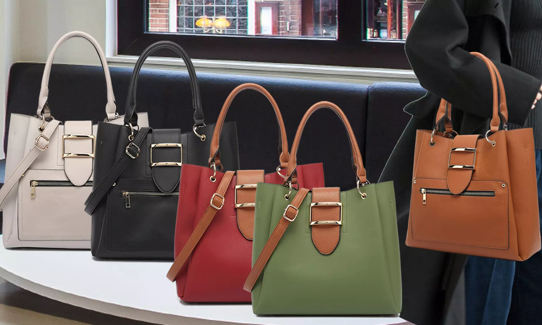 MKF Collection By Mia K. Bebe and Nessie Top Handle & Shoulder Handbag - Primary Image