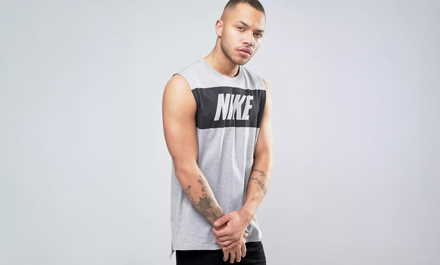 Image 6: Nike Men's Retro Big Logo Vest Tank Top