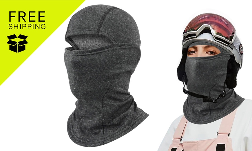 Image 1: Winter Motorcycle Full Face Mask