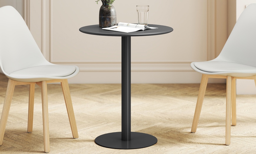 Image 6: HomCom Round Dining Table 