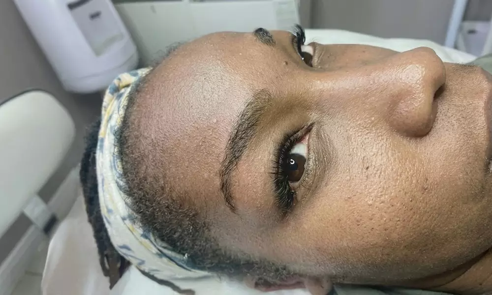 Full Set of Classic or Hybrid Eyelash Extensions in Jet Black or Brown