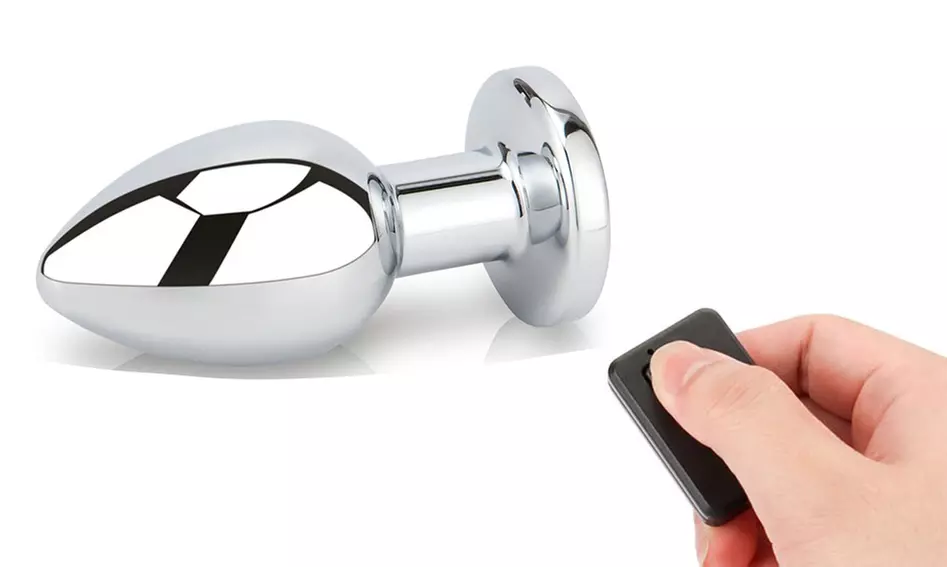 Wireless Remote Control Rechargeable Vibrating Metal Mini Anal Plug