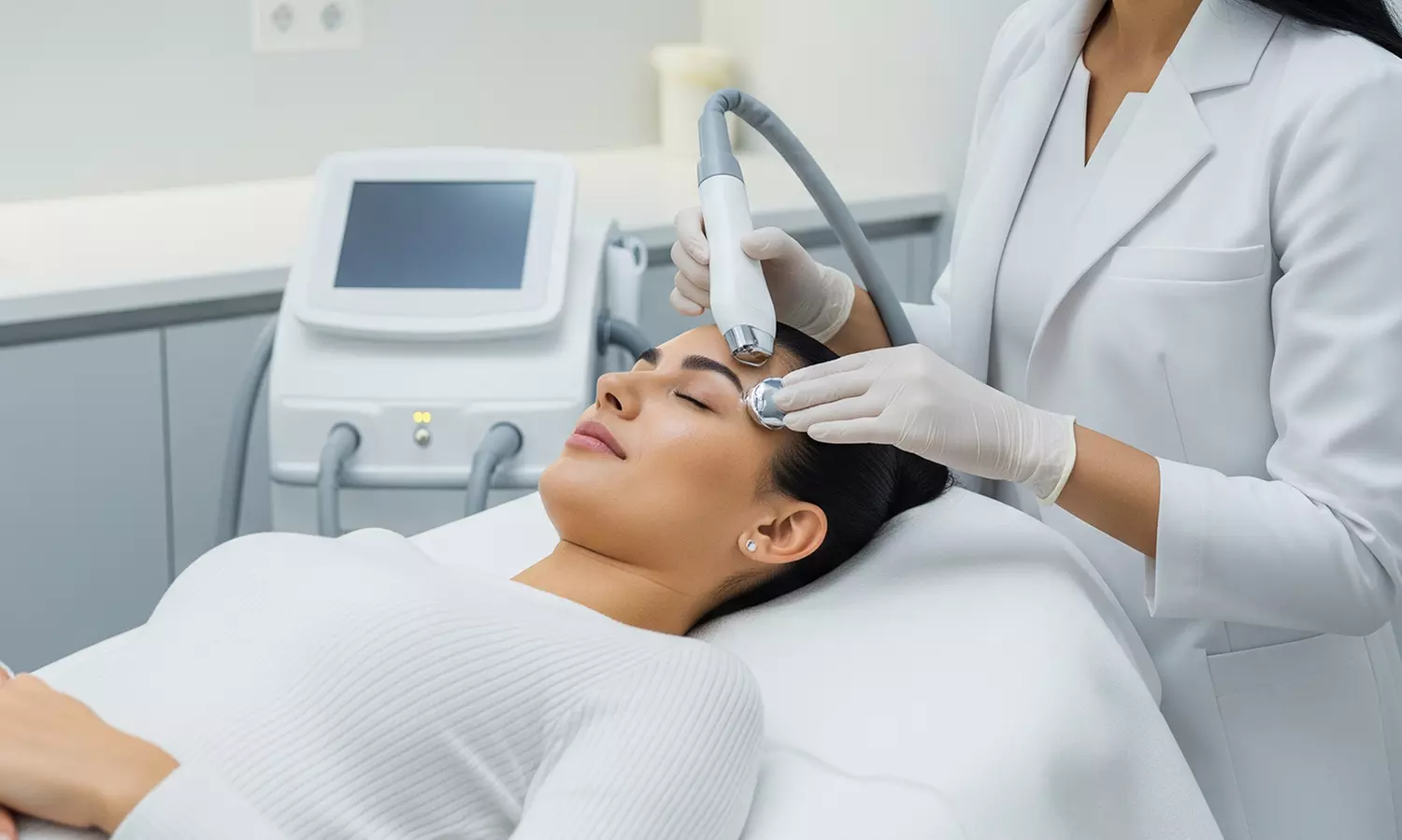 HIFU Neck, Jowl Lift or Full Face Sessions in Multiple Locations at Simetics Beauty & Laser clinic,71% Off - Second Medium