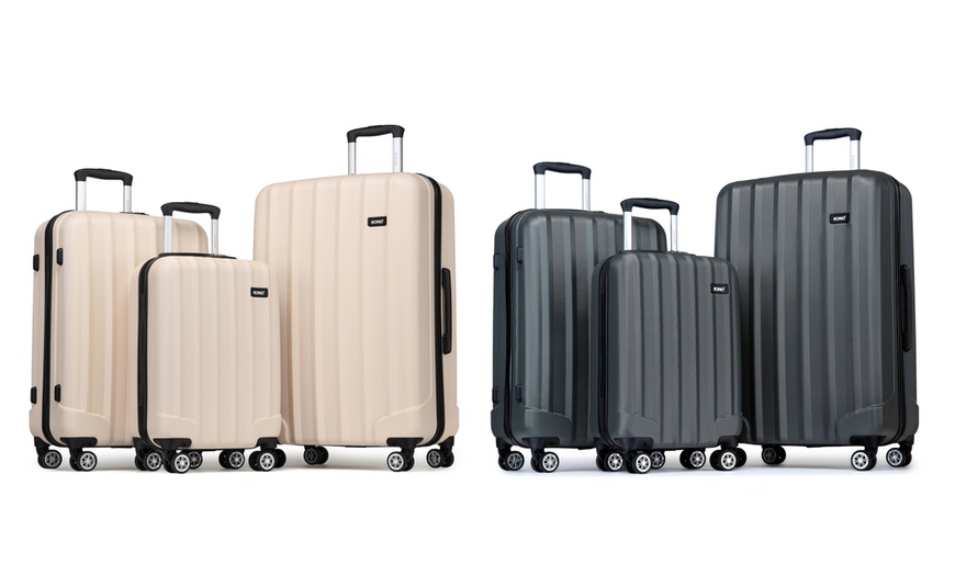 Image 1: KONO Hartschalen-Koffer einzeln oder im 3er-Set