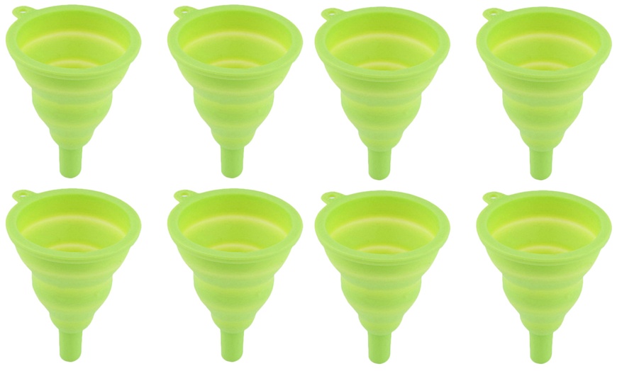 Image 8: Collapsible Silicone Funnel