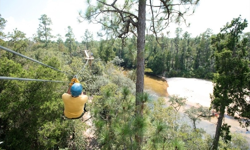 Image 2: Up to 37% Off Zipline Tour at Adventures Unlimited