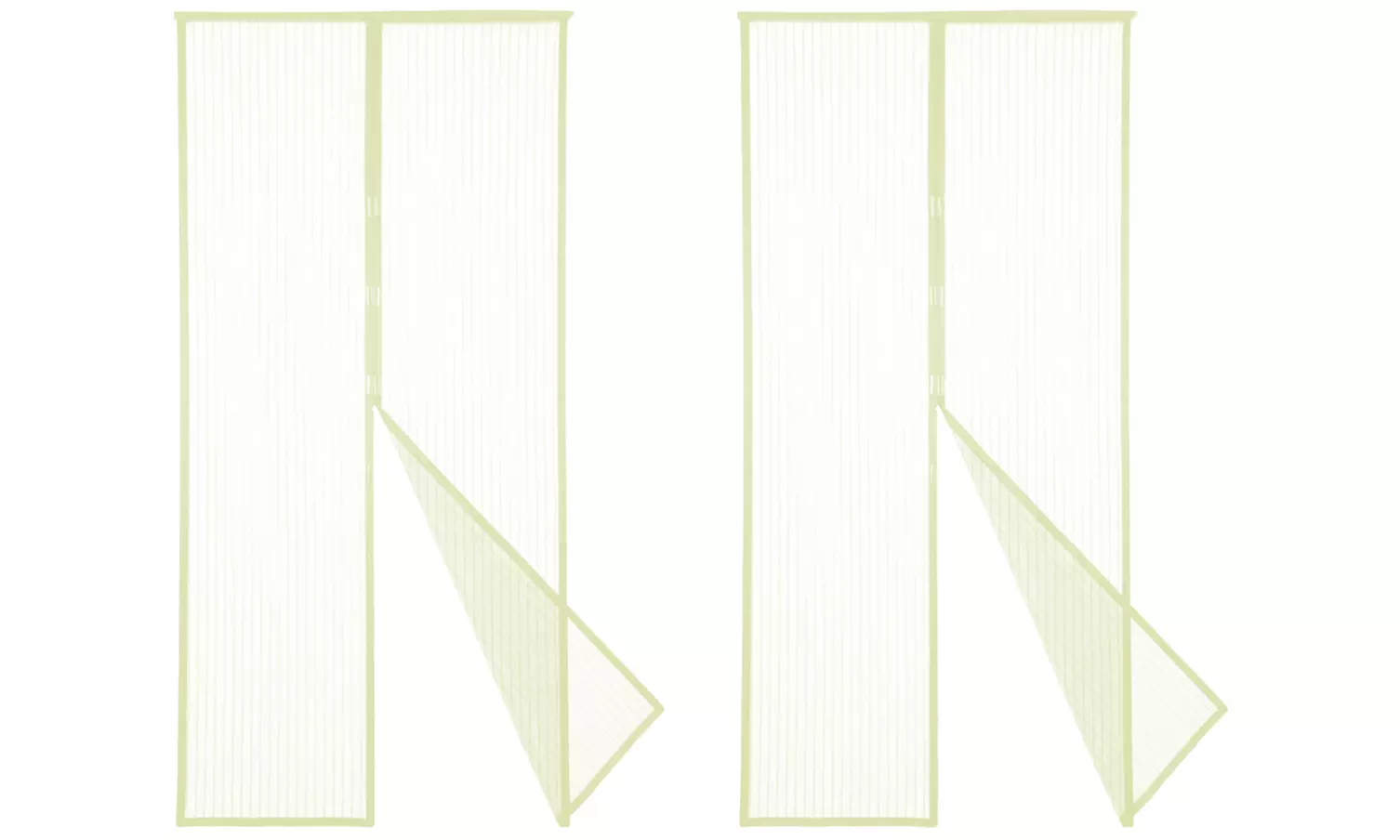 1 o 2 zanzariere con chiusura magnetica