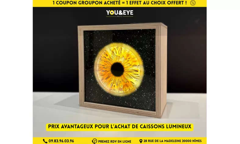 Vos yeux, une œuvre d'art : capturez l'essence de votre iris